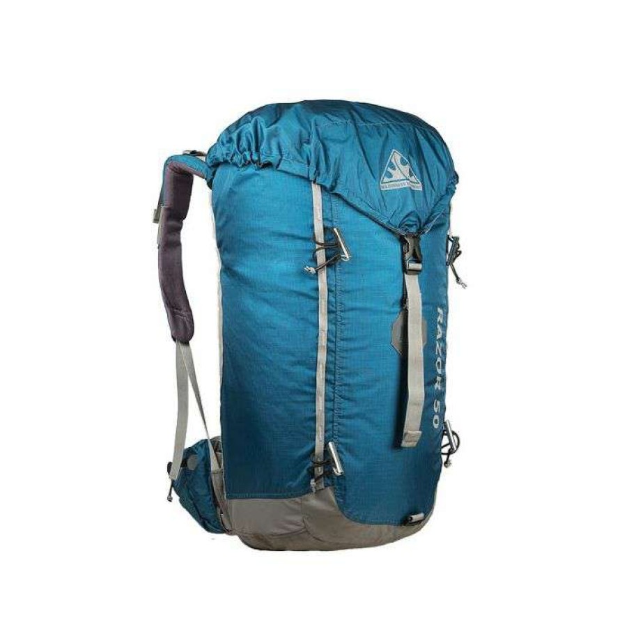 Hiking Backpacks * | Hot Sale Wilderness Equipment Razor 50 Trekking Pack Blue